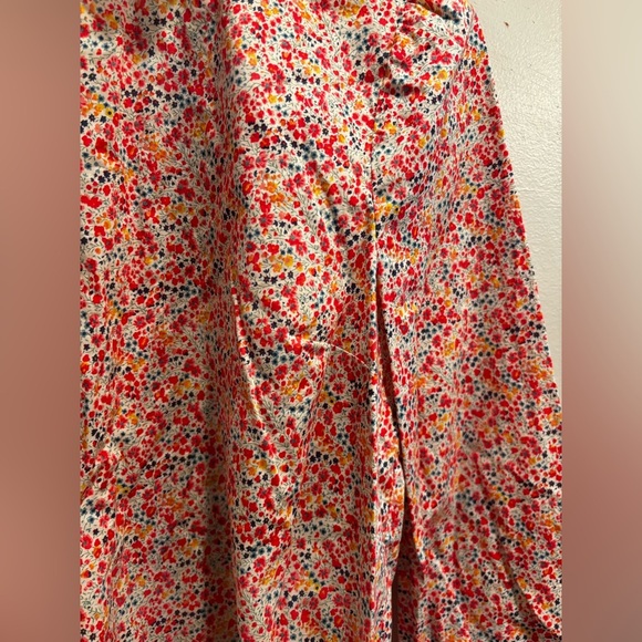 J. Crew Floral Print Women's Top high neck all
Over print long sleeve feminine - Picture 7 of 14